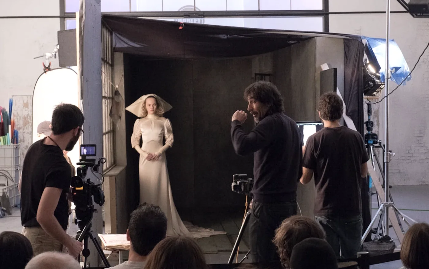 Formación fotográfica en un set de producción